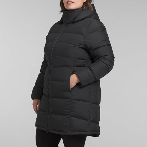 The North Face Women Metropolis Parka 550 Down Insulated Plus Size 1X, TNF Black - Picture 3 of 16